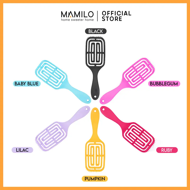 MAMILO Sisir Rambut Hair Style Comb Jumbo 6