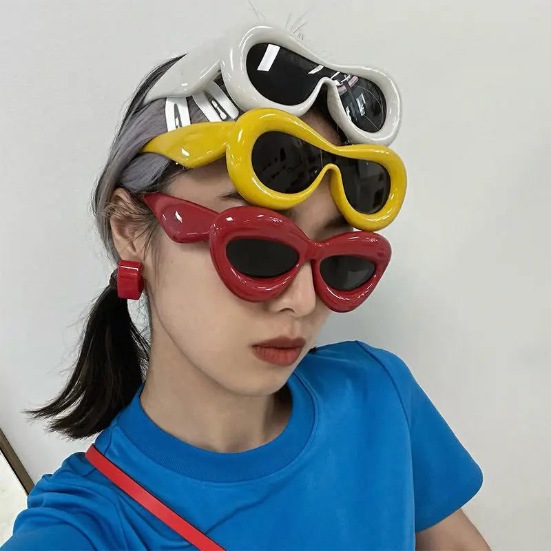 Kính Môi Cá Tính, Vui Nhộn Và Độc Đáo, Phong Cách Âu Mỹ Kính Râm Ảnh, Thích Hợp Cho Người Nổi Tiếng Trên Internet, Màu Pastel Macaroon, Thiết Kế Cá Tính