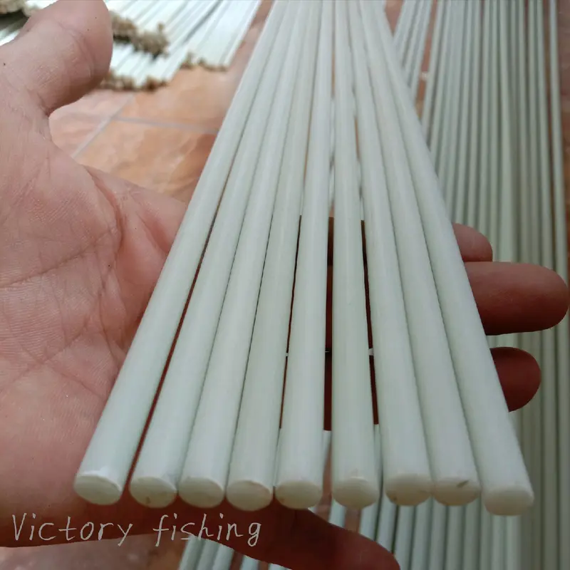 Bahan Joran Pancing Fiber Solid Batangan Kuat Kaku Diameter 8 mm Batangan Seperti Fiber Telkom Belum Diserut 3