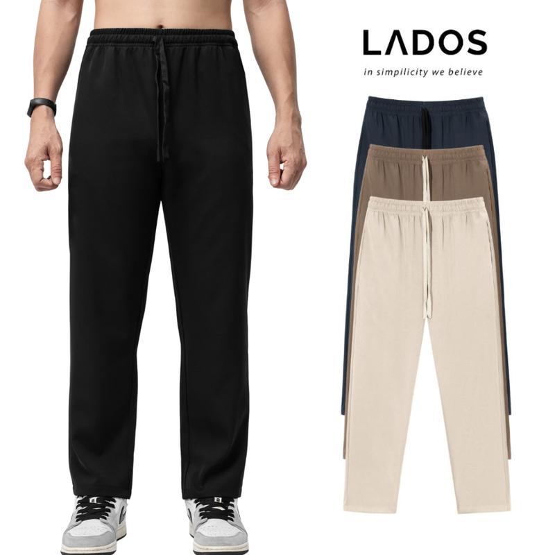 Quần dài nam lưng chun LADOS-4139 chất vải kaki lạnh cao cấp form basic dễ phối đồ phong cách Hàn Quốc