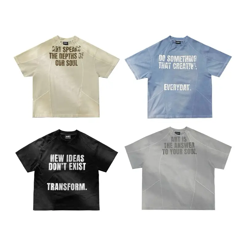 Áo Thun RVB AVENUE Acid Wash Boxy 4 Màu Black/ Blue/ Gray/ Beige