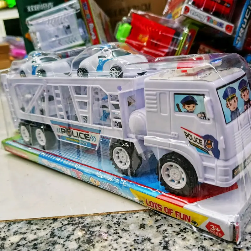 Đồ chơi xe tải chở xe oto Toy 2
