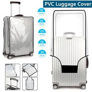 Transparent PVC Luggage Cover DustProof Waterproof Trolley Suitcase Cover Travel Case Cover
