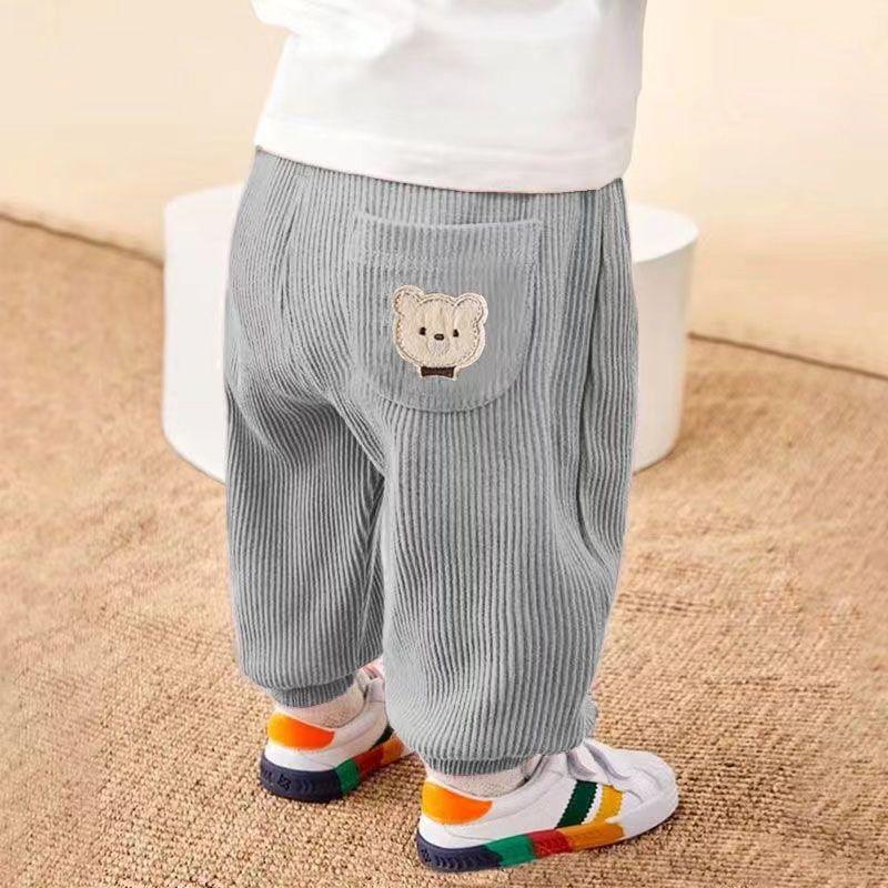 Product Introduction of Quần Dài Bé Trai Và Bé Gái, Bộ Sưu Tập Xuân Thu, Quần Nỉ Cho Em Bé Quần Thể Thao Thường Ngày Quần Bé Gái, Áo Mặc Bên Ngoài Vải Nhung Kẻ, Thích Hợp Cho Trẻ Em, Năm 2023 9
