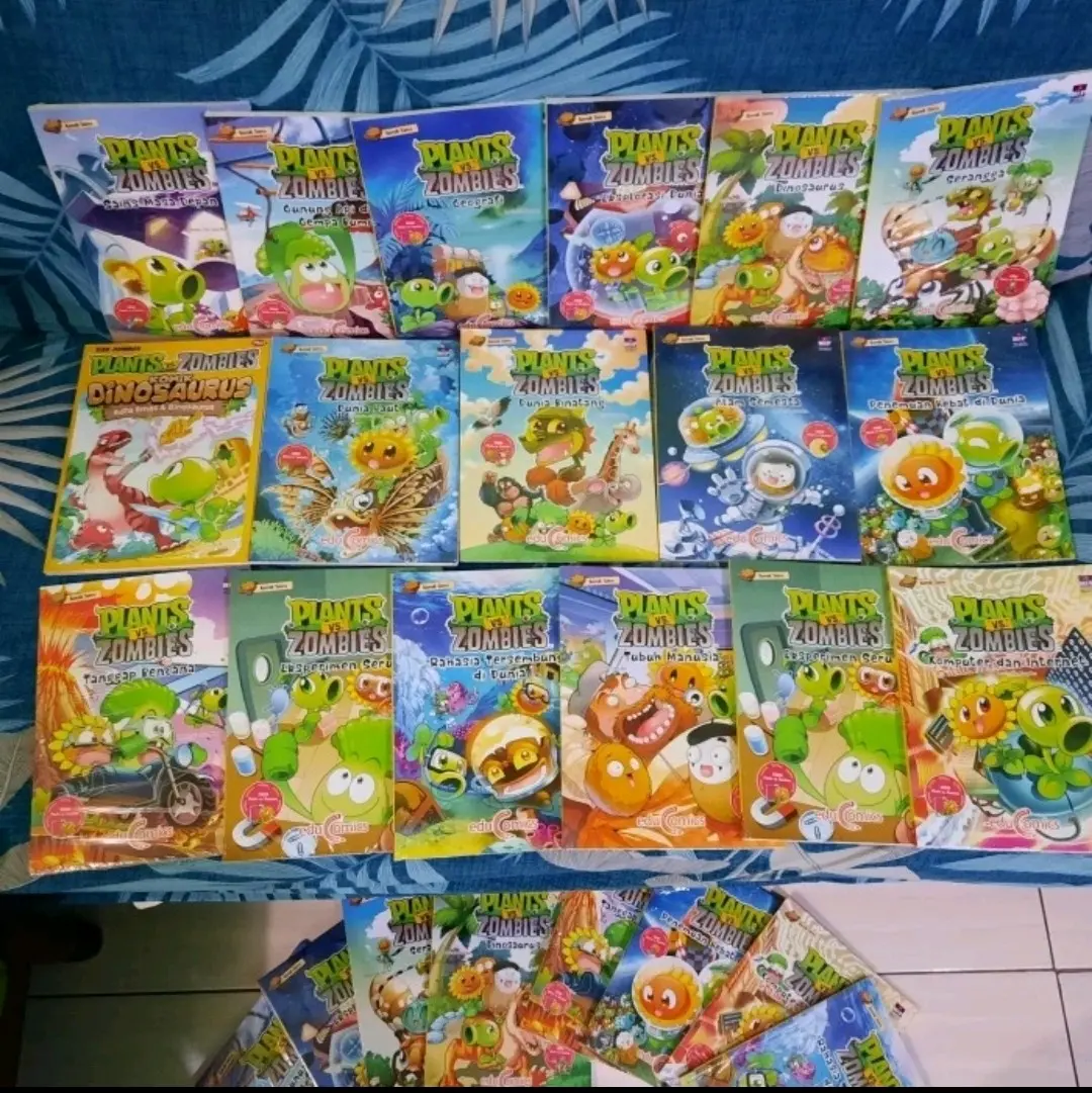 Plants VS Zombies Buku Komik Edukasi Ensiklopedia Anak Full Color WHY Books