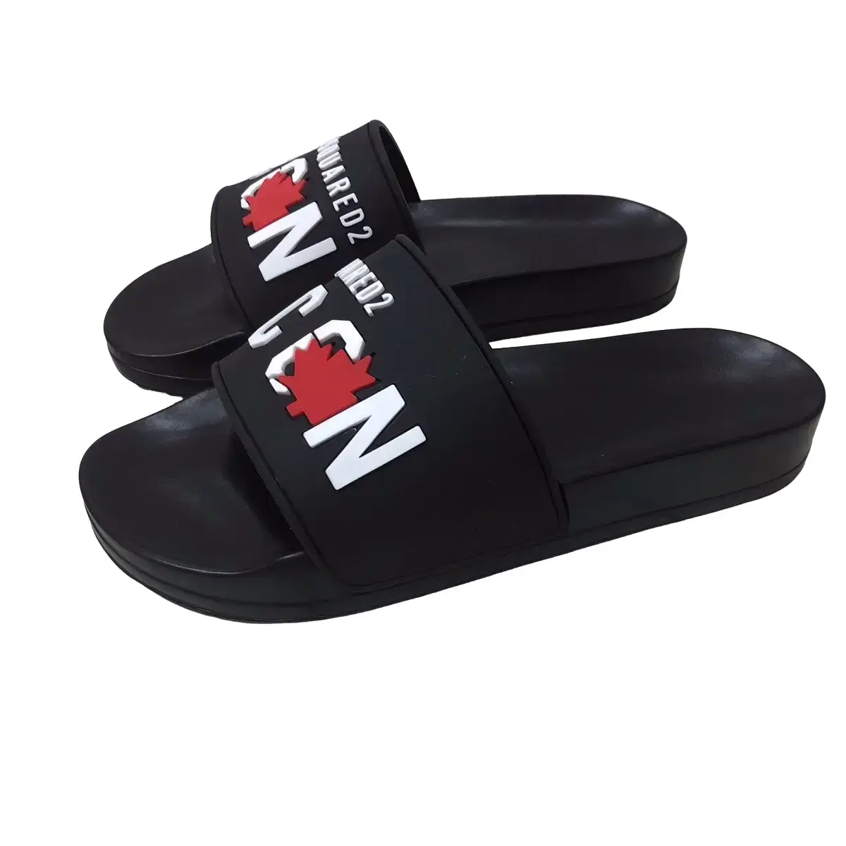 Dép lê YCON LÁ ĐEN nam nữ size 35-42 dép dẻo nhẹ DéP Slipper Quai Ngang Đế Bằng Nhung Quai Chéo Jean Đồng