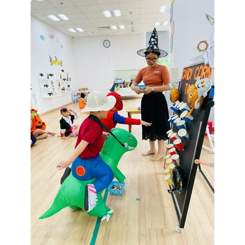 [HỎA TỐC] Trang phục hóa trang Khủng Long T-Rex cho bé trai bé gái Động vật bơm hơi Halloween 7