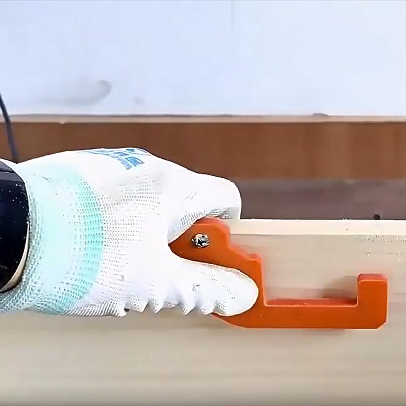 Product Introduction of 65mm Trimming Machine 2 In 1 Slotted Bracket Invisible Fasteners Wardrobes Cupboard Panel Punch Locators Aluminum 49