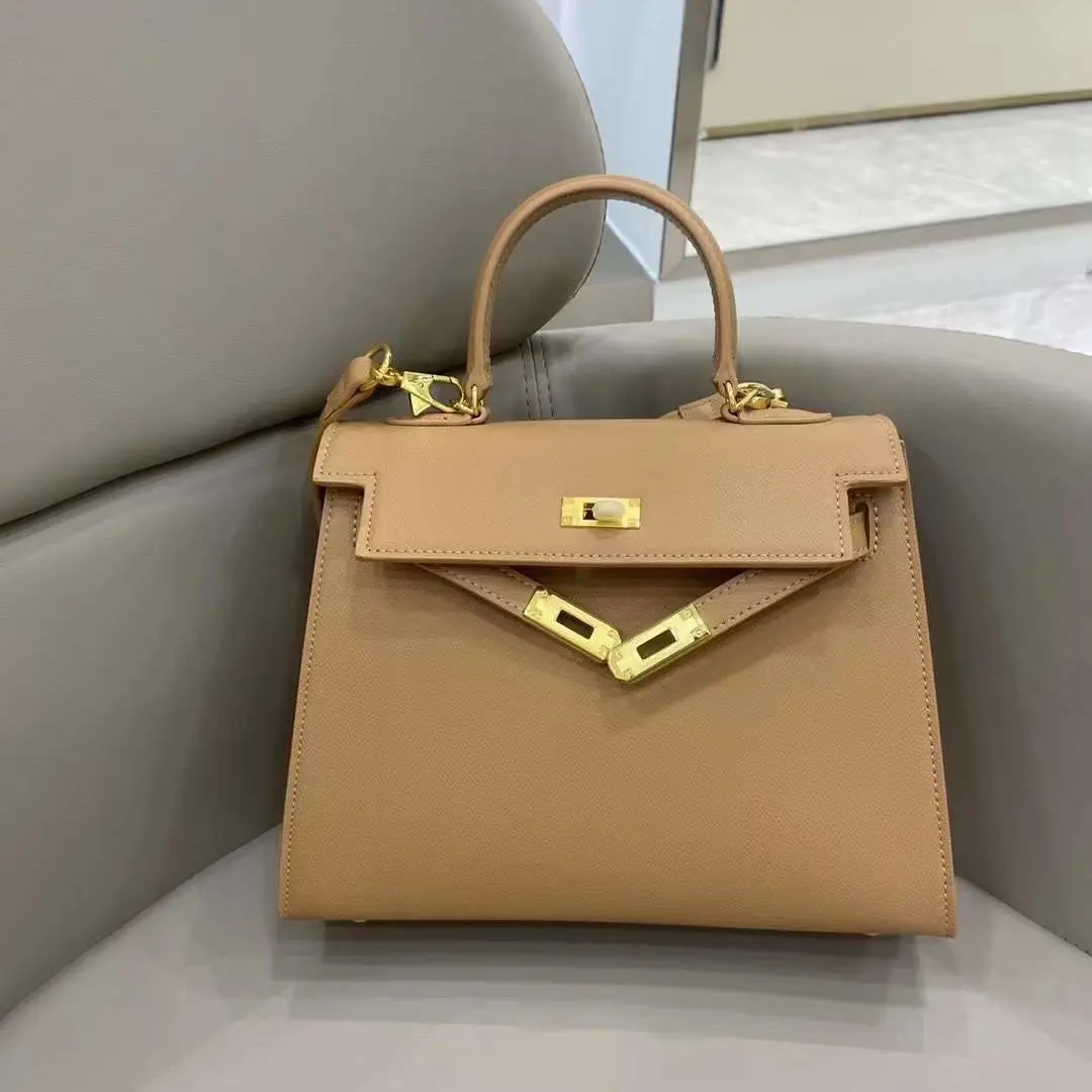 (Ko hop)Túi Hm bản cao  25cm kèm khăn phụ kiện dây da Bag Nữ