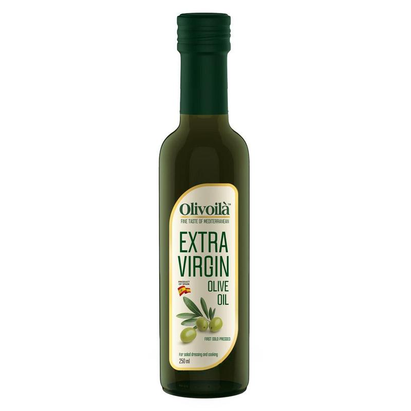  Dầu olive Extra Virgin Olivoilà kiddy oliu chai 250ml Dầu Ăn 