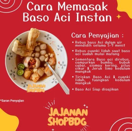 baso aci isi 12pcs paket hemat free siomay kering Food Pedas Makanan Kuah Instan