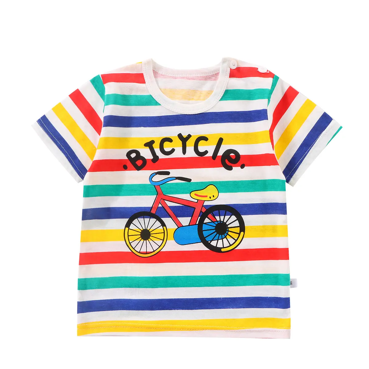 CHILDREN'S short sleeve boys' cotton T-shirt girls' BABY'S top, summer pure cotton half-sleeve summer wear,