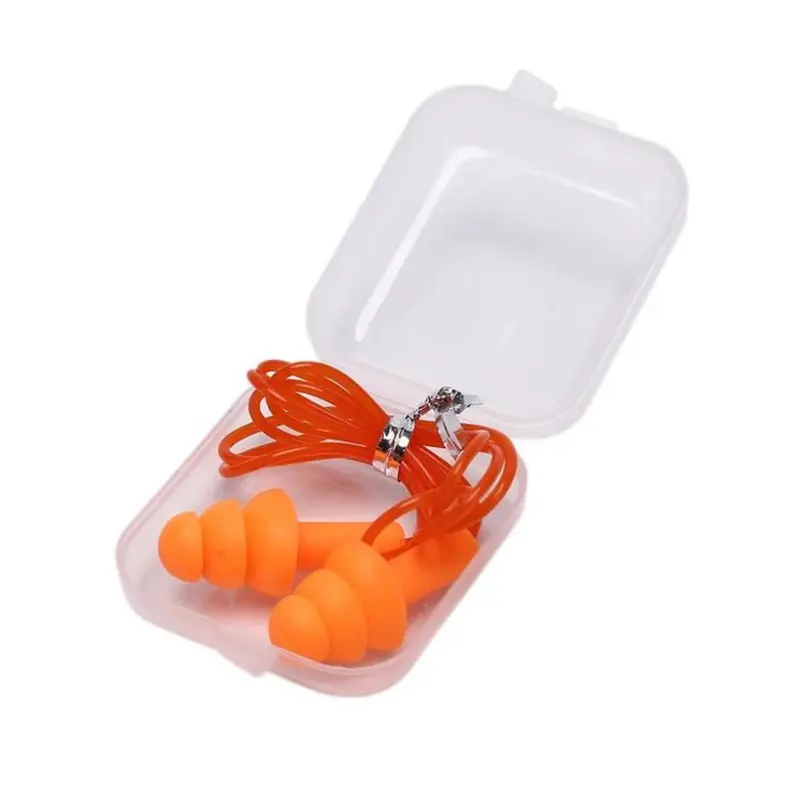 Ear Plug Tali Earplug Tali Penutup Telinga Silikon Ultra Fit Pelindung Telinga 2