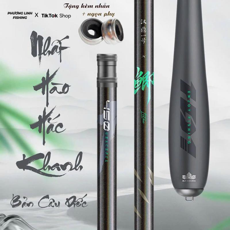 Cần Câu Handing Nhất Hào Hắc Khanh (Bản Câu Diếc) - Độ Cứng 4H Chuyên Dùng Câu Chép, Diếc Tự Nhiên Fishing Đi Câu Bắt Cá Đồ Câu Phương Linh Giá Tốt