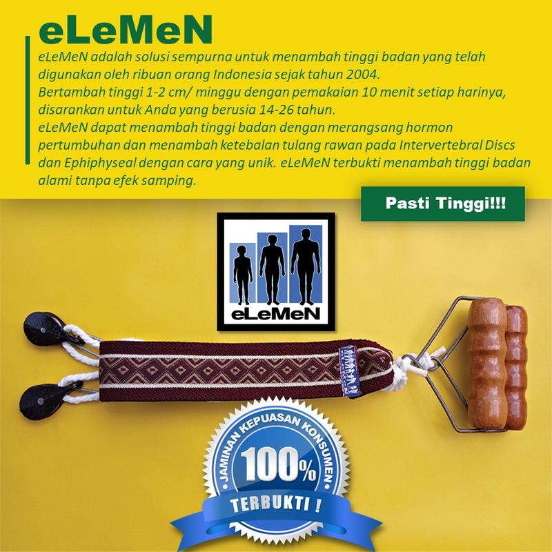 Alat Terapi Peninggi Badan eLeMeN Tambah Tinggi Badan Bantu Kamu Lulus Tes Polisi 1