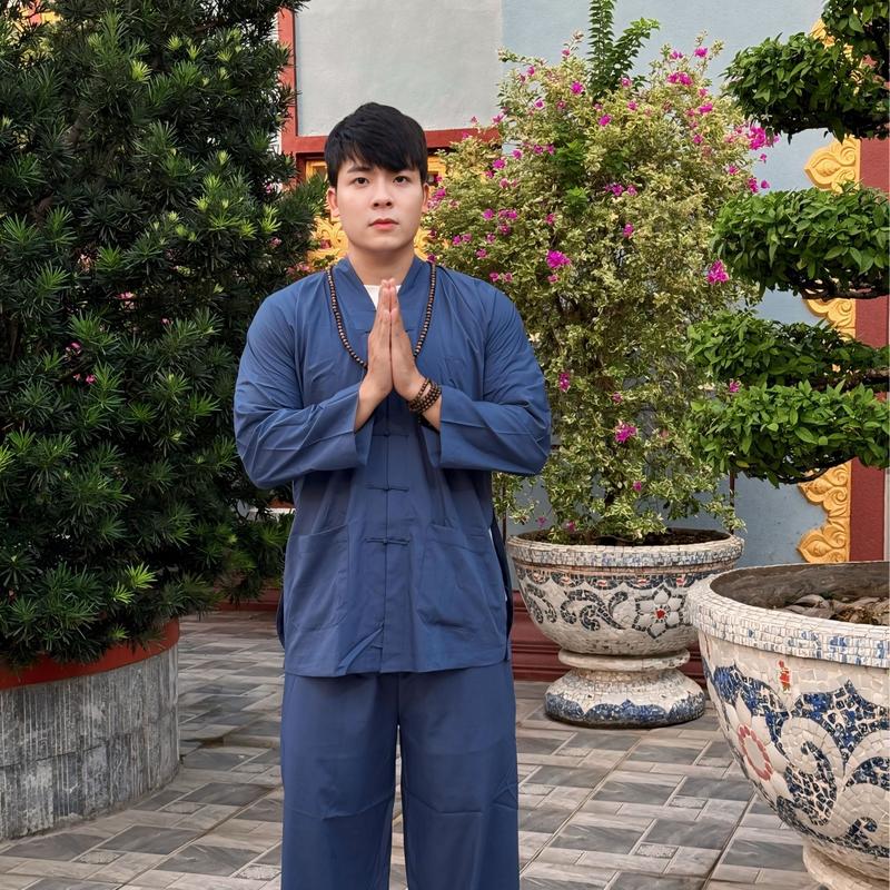 Dodichuagiasi Đồ Lam Đi Chùa Mẫu La Han Phật Tử Vải Kate Mịn Áo Top Quần Dài Phù Hợp Lễ Chùa Size Big Size Chất Lượng Vải Loại 1 Giao Hàng COD Toàn Quốc