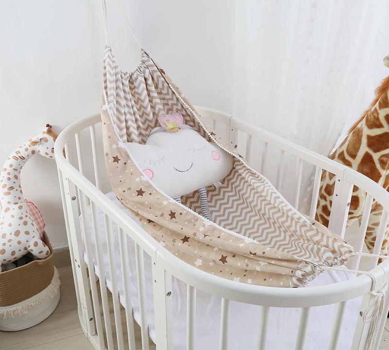 Product Introduction of INS Children's Swing Indoor Outdoor Hanging Basket Kids Hanging Cloth Bag Baby Home Cartoon Hammock 19