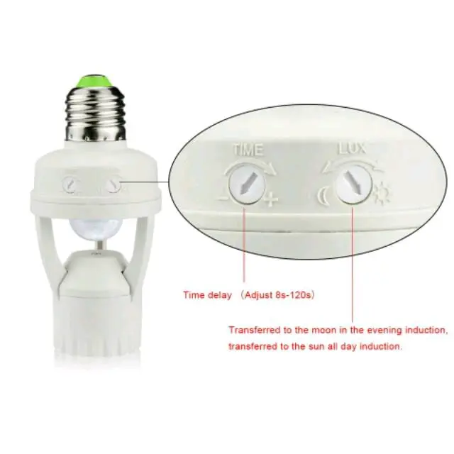 Fitting lampu sensor gerak sensor cahaya pir motion sensor Kamar 1