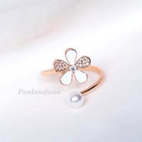 Gambar Panlandwoo - Cincin Wanita Candy Flower Adjustable - Silver dari Panlandwoo Kota Bandung 1 Tokopedia