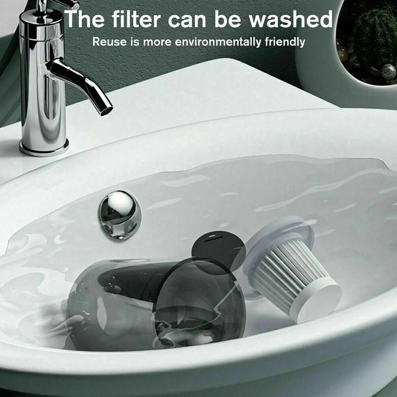 Portable Handheld Vacuum Cleaner, Rechargeable Wireless Car Vacuum Cleaner, Multifunctional Car Cleaning Tool for Car Interior & Car Seat 5