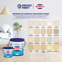 Gambar Metrolite Acrylic Emulsion-Cat Dinding Interior- PUTIH METRO-16liter - PUTIH METRO, Standar dari Pacific Paint Indonesia Kota Tangerang 3 Tokopedia