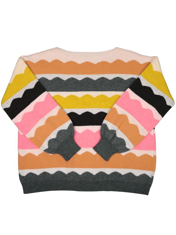 Women's Colorblock Drop Shoulder Sweater, Casual Long Sleeve Boat Neck Jumper for Fall & Winter, Fashion Ladies' Knitwear for Daily Wear, Jumpers for Women 5