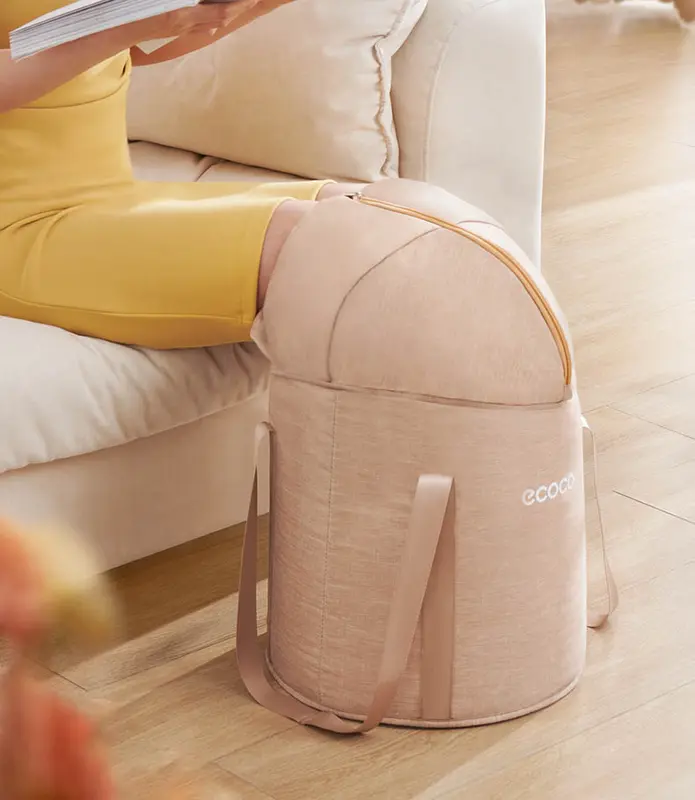 Túi Vải ECOCO Ngâm Chân Giữ Nhiệt, Xô Vải Ngâm Chân Giữ Nhiệt Gấp Gọn Tặng Kèm Túi Thảo Dược 2
