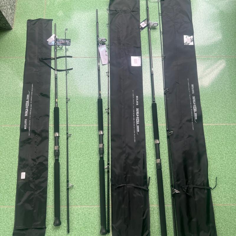 Cần câu cá bulava durga ultra câu cá tra, cần cacbon bọng, xoắn x, khoen fuji bướm Fishing Đi Câu Bắt Cá