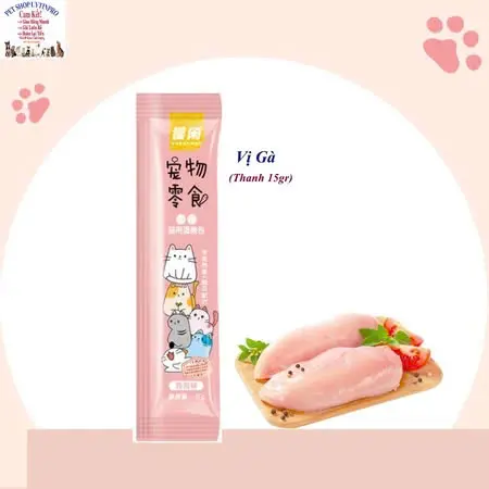 Súp thưởng dinh dưỡng cho mèo Shizuka thanh 15g - Thức ăn cho mèo 3