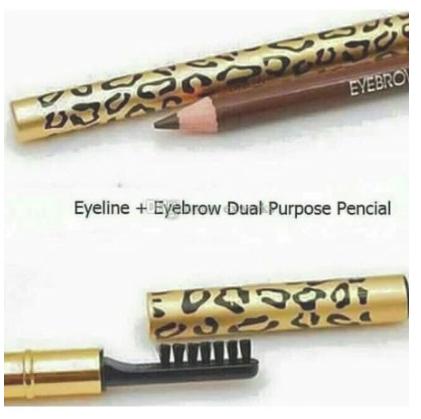 Product Introduction of Bút Chì Kẻ Lông Mày Da Báo, Kèm Cọ, Trang Điểm, Cho Lông Mày, 1 Cái 1