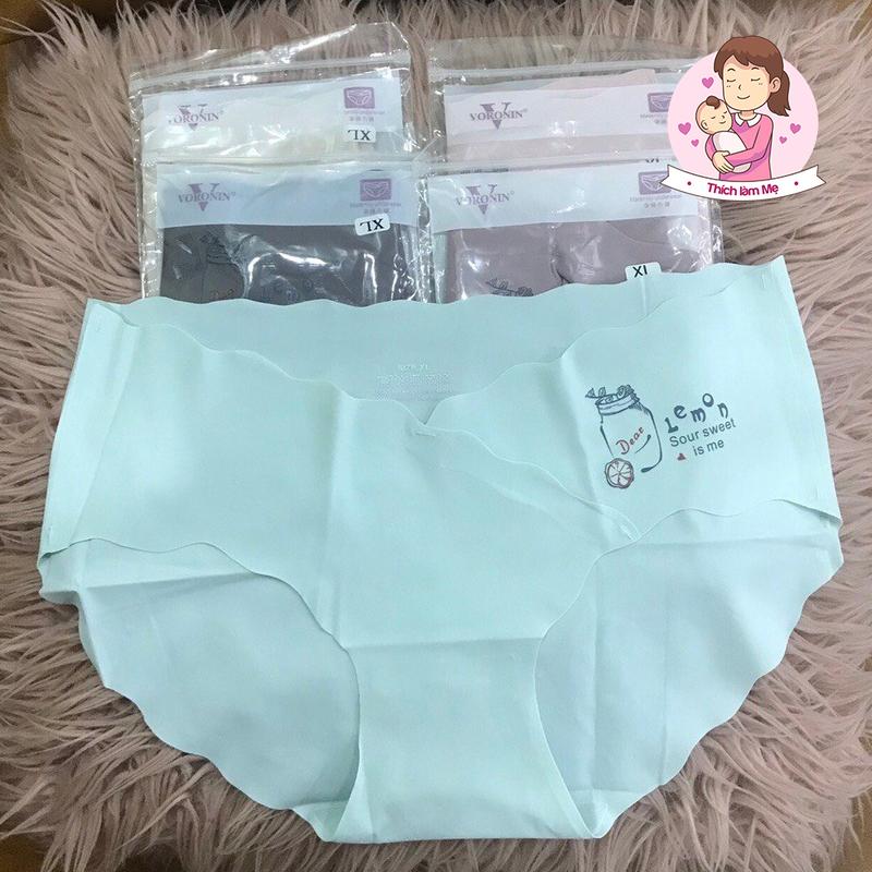 Quần lót bầu và sau sinh, chất Su Non lượn sóng, mát mềm mịn, thoáng mát, cạp chéo hỗ trợ bụng bầu cho mẹ