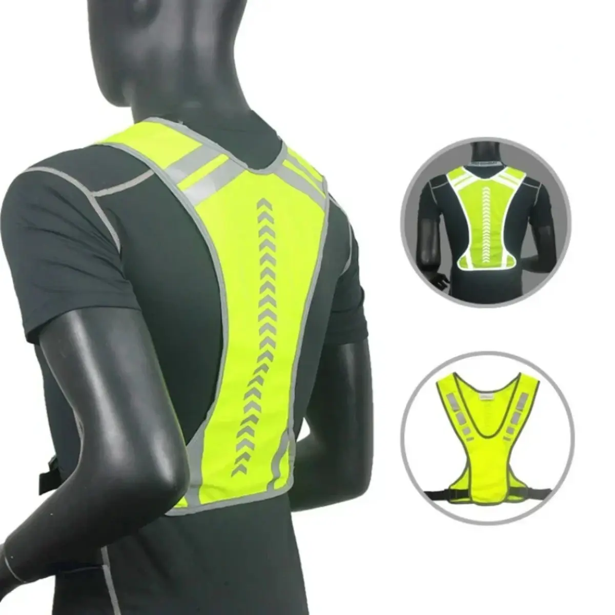 Cycling Reflective Vest High Visibility Safe Jacket for Night Riding Running Jogging Cycling Motorcycle Outdoor Sports Waistcoat vest reflector running vest hand wash orange sports vests