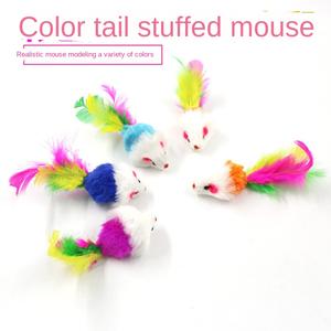 ของเล่นแมวจำลอง, ของเล่นแมวขนนกสีสันสดใส, ของเล่นแมวตุ๊กตาเมาส์, ของเล่นสนุกสนาน