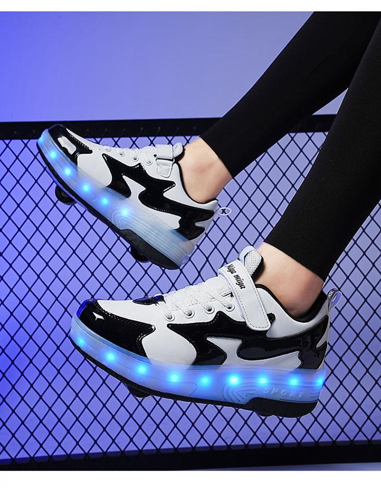 Product Introduction of Giày Trượt Patin, Heelys, Ưu Đãi Đặc Biệt, Giảm Giá Xả Hàng, Thích Hợp Cho Thanh Thiếu Niên, Có Thể Tháo Rời, Mã Bị Hỏng, Sạc, Phát Sáng, Giày Học Sinh, Giày Ròng Rọc, Năm Phát Hành: 2025 17