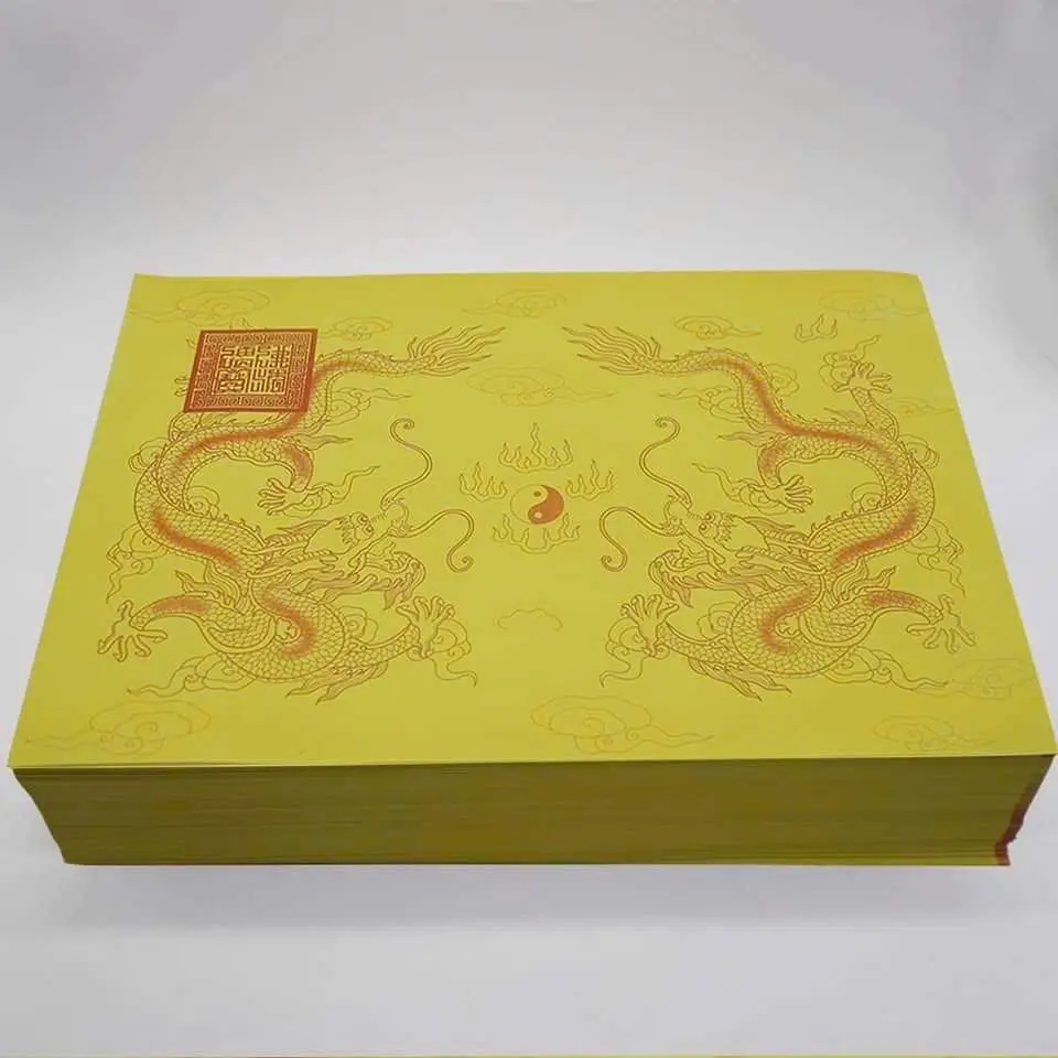 Giấy in sớ khổ A3, A3s rồng chầu