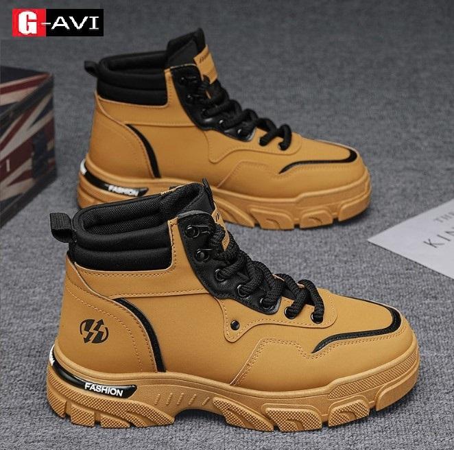 Giày thể thao nam cổ cao AVISHOP, giày bốt nam đẹp thời trang HOT 2024 đi học, đi làm, đi chơi trẻ trung, năng động - 072 Boots