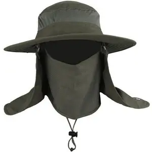 Topi Rimba Outdoor Bucket Hat Poliester Anti UV - AFS5 - Army Green