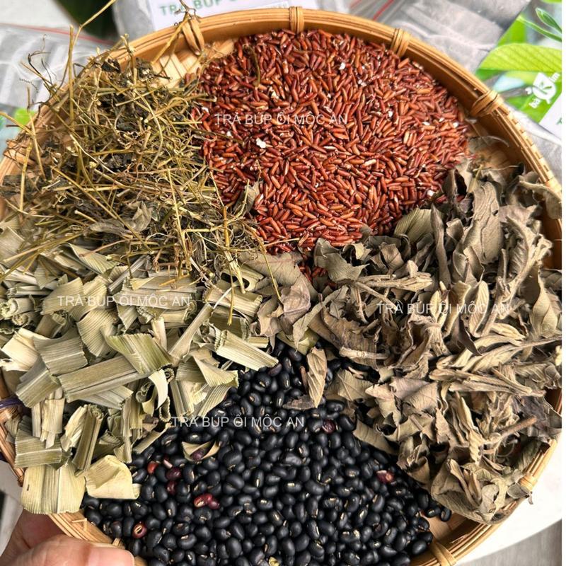 Combo 90 ngày uống trà Búp ổi Gạo Lứt Đỗ Đen Giảo cổ lam Cỏ ngọt Lá nếp Mộc An tặng 3 gói Nước Trà Tea trà lá ổi l áổ trà lá Chua Chè tea trà búp