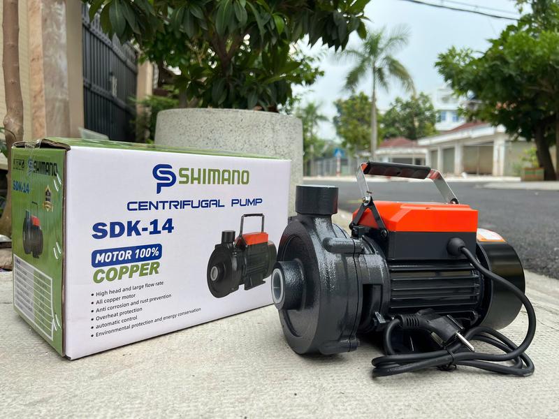 Máy bơm nước ly tâm SHIMANO SDK-14 - 370W máy bơm hút giếng, máy bơm lưu lượng cao, máy bơm đẩy cao