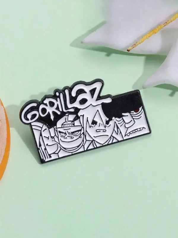 Cartoon Character Brooch, Fashion Alloy Badge for Daily Clothing Decor, Trendy All-match & Exquisite Brooch for Birthday Gift 3
