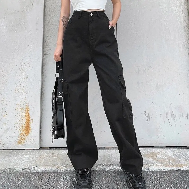 CELANA JEANS HIGHTWAIST CARGO PREMIUM 1