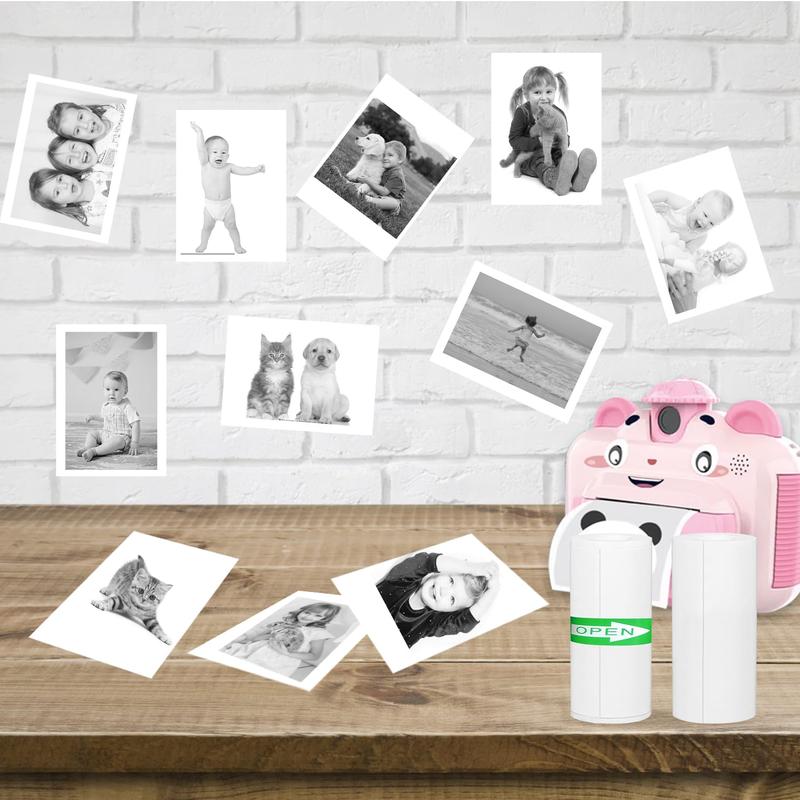 Product Introduction of 20PCS Mini Printer Paper Thermal Sticker Paper Self-adhesive Printer Paper Photo Printer Labels For Photos Notes 5.7 x 2.5cm 13