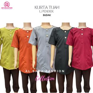 KURTA TUAH LENGAN PENDEK BUDAK /KURTA RAYA BUDAK 2024/KURTA MURAH/KURTA COTTON PREMIUM