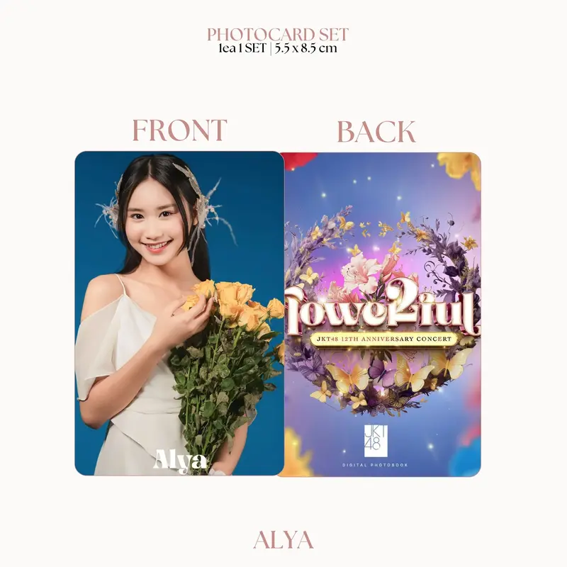 PHOTOCARD JKT48 FLOWE12FUL 2SISI (HARGA 1 PCS + LAMINASI 2 SISI) JPOP CARDS IDOL UNOFFICIAL ADEL ALYA AMANDA ANINDYA ASHEL CALLIE CATHY CHELSEA CHIKA CHIRSTY CYNTHIA DAISY DANELLA ELI ELIN ELLA FENI FIONY FLORA FREYA GENDIS GITA READY STOCK ! 2
