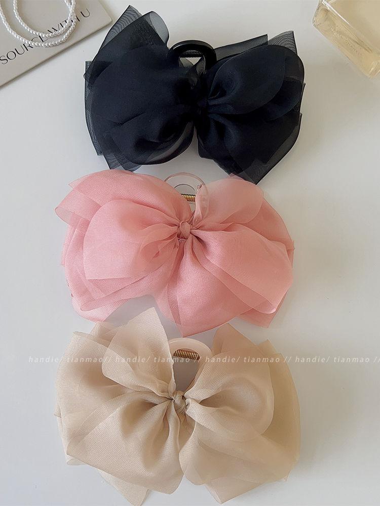 Product Introduction of Kẹp Tóc Nơ Lưới, Tay Cầm Thanh Lịch Và Mới, Cỡ Lớn, Dành Cho Nữ phukien  toc nu Women Hoa 9