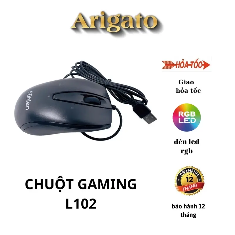 Chuột có dây Fulhen L102 hàng nhập khẩu-bảo hành 12 tháng 1