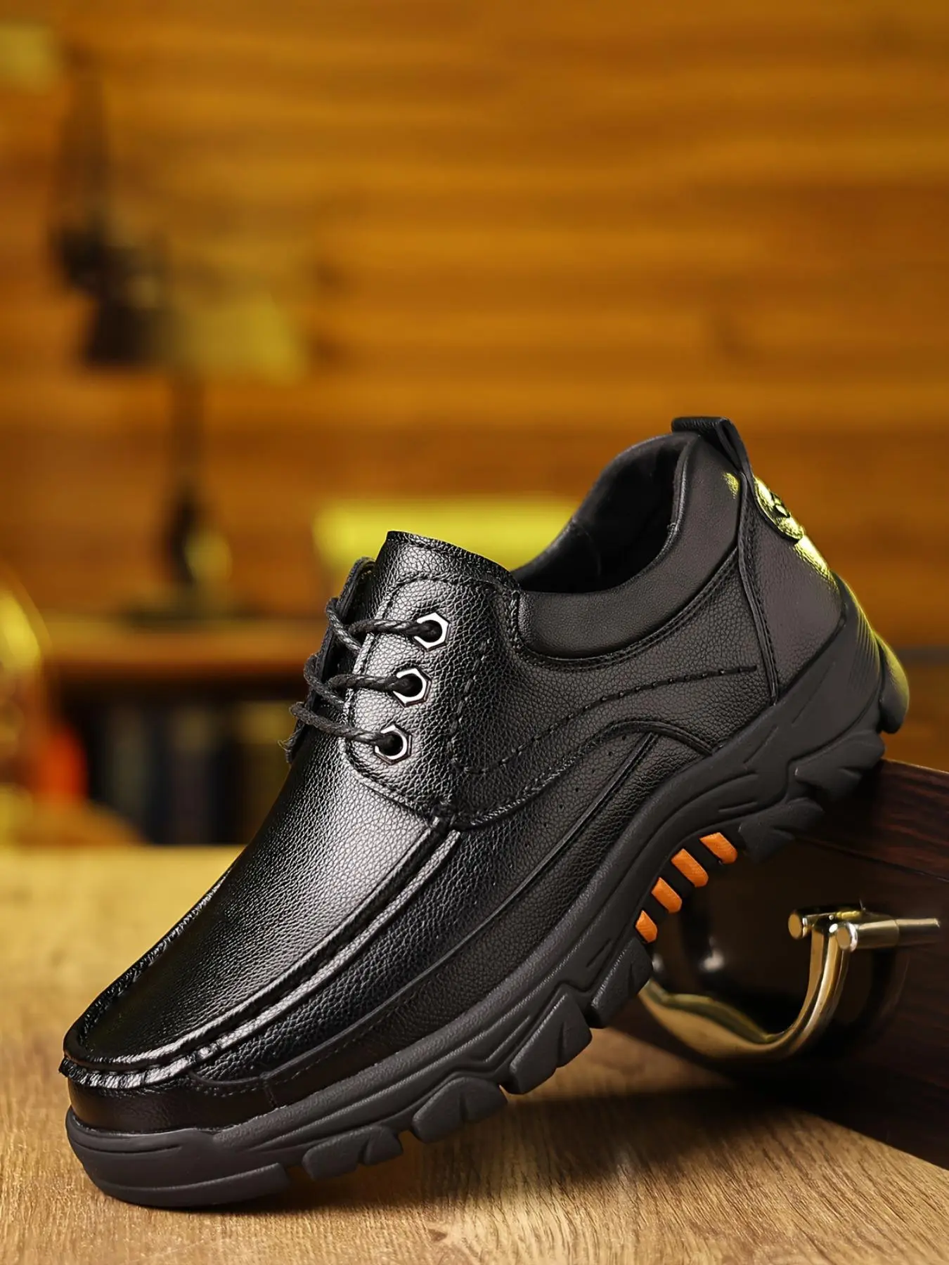 Men's Business Style Striped Pattern Slip-on Loafers, Fashionable Round Toe Shoes for Daily Wear, Lightweight Breathable Comfortable Shoes for Men