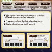Gambar Duffy Toys Mainan Anak Piano Mini / Mainan Piano Electronic Mini Education Anak / Mini Piano Elektronik 15-Tuts Mainan Keyboard Music Beginner Mini Piana Musical Instrument Multifungsi Piano Mainan Anak - Putih-bulat dari DUFFYTOYS Official Store Kab. Tangerang 3 Tokopedia