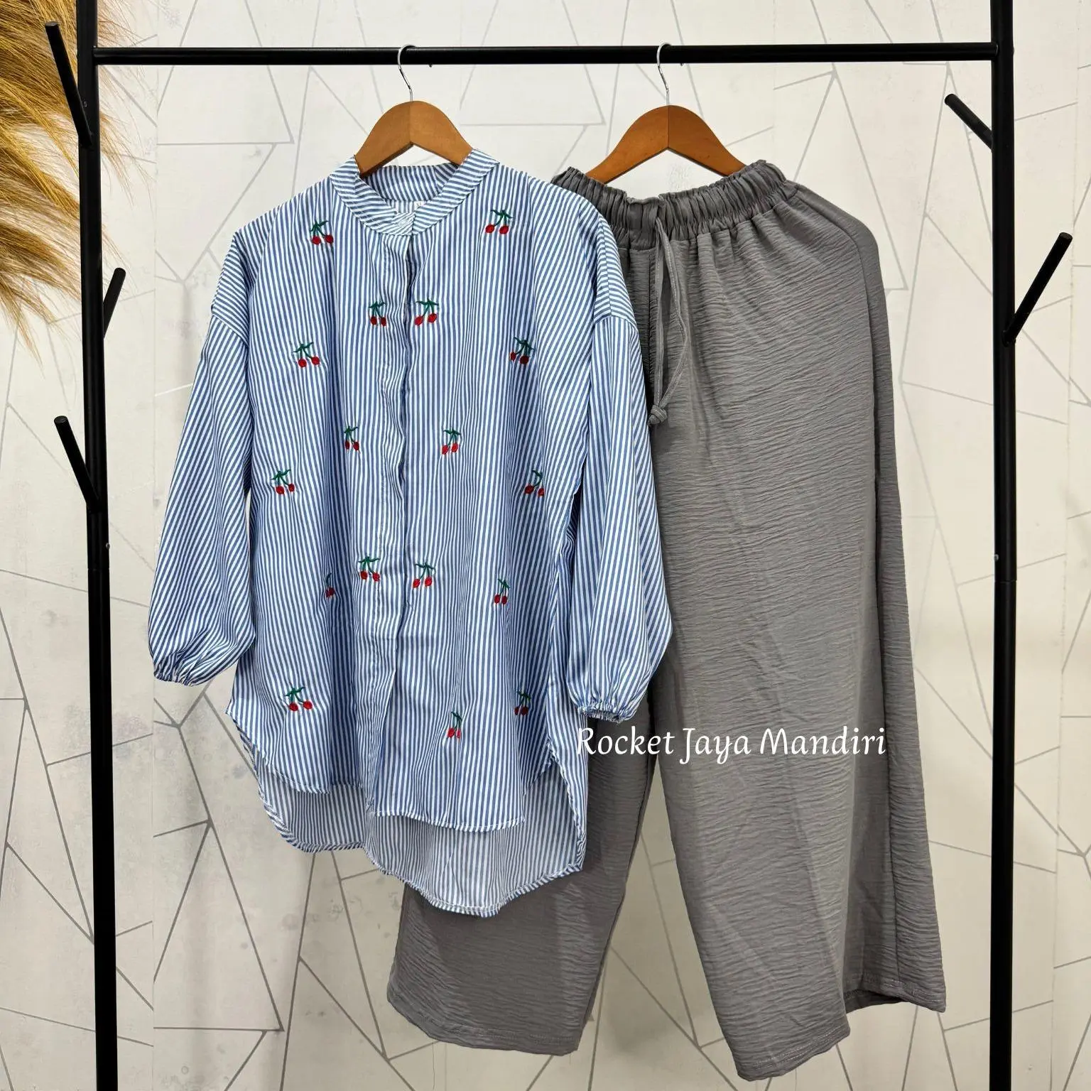 Set Keirra Biru+Klt Abu