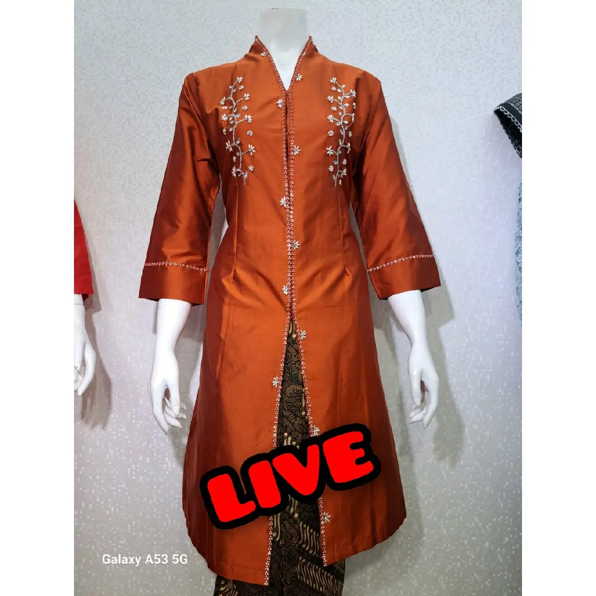 FK-ATASAN KEBAYA KURUNG TAFFETA MELAYU KERAH V // KEBAYA KURUNG TAFFETA MIX PAYET DIAMOND // TERMURAH BAJU KURUNG BAHAN TAFFETA Setelan Wanita Atasan Pesta Kondangan Dress Wisuda
